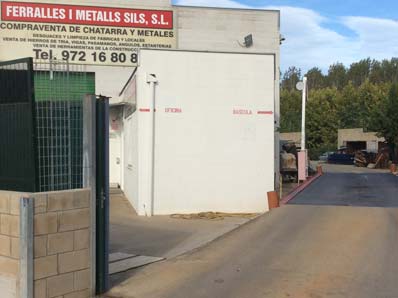 Ferralles I Metalls Sils S.L. CHATARRAS Ferralles I Metalls Sils S.L. CHATARRAS